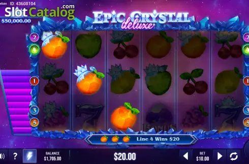 Скрин3. Epic Crystal Deluxe слот