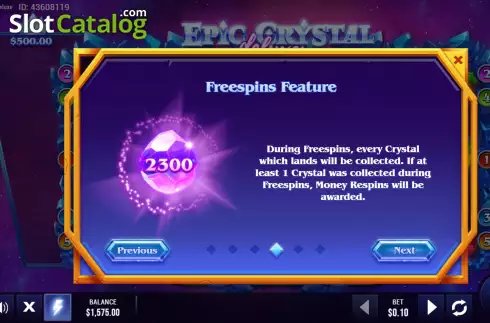 Скрин8. Epic Crystal Deluxe слот