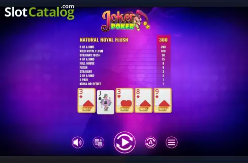 Скрин4. Joker Poker (Esa Gaming) слот