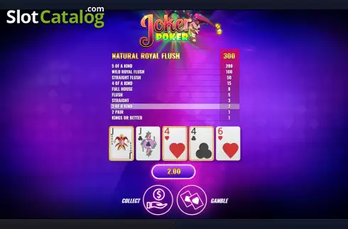 Скрин7. Joker Poker (Esa Gaming) слот