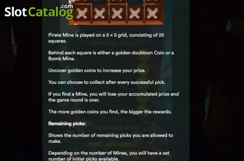 Скрин8. Pirate Mine слот