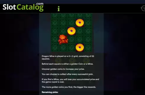Скрин7. Dragon Mine слот