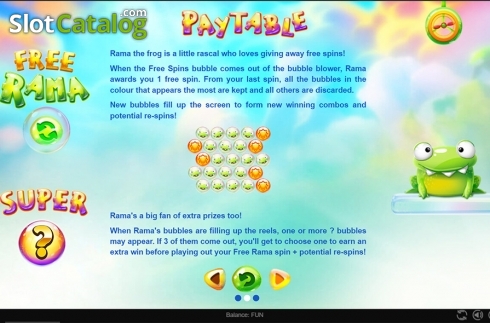 Скрин8. Bubble Rama слот
