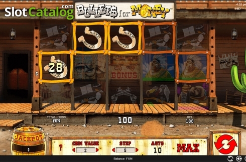 Скрин4. Bullets for Money слот