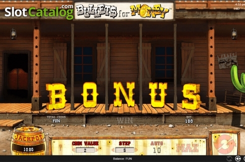 Скрин6. Bullets for Money слот