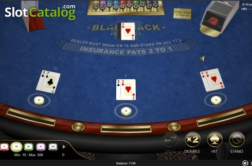 Скрин4. Classic Blackjack (Espresso Gaming) слот