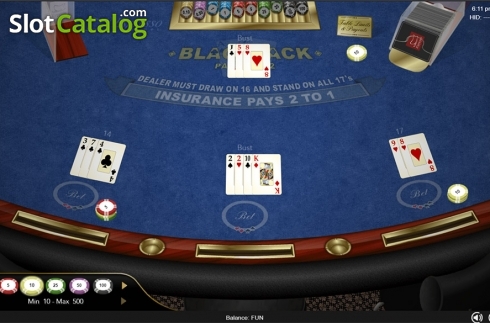 Скрин5. Classic Blackjack (Espresso Gaming) слот