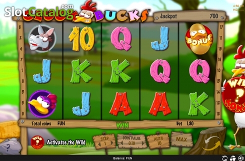 Скрин2. Cluck Bucks слот