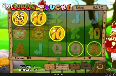 Скрин3. Cluck Bucks слот