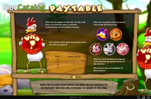 Скрин6. Cluck Bucks слот