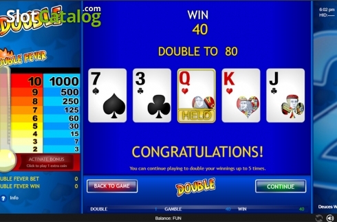 Скрин6. Deuces Wild (Espresso Games) слот