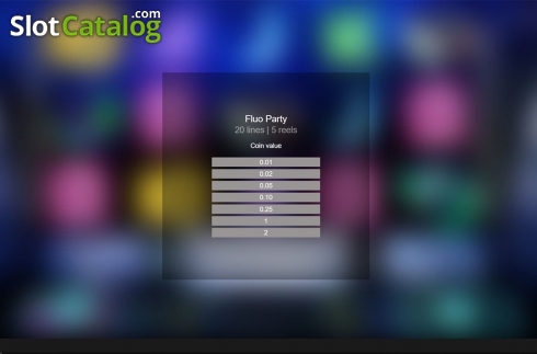 Скрин2. Fluo Party слот