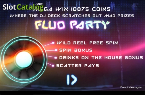 Скрин3. Fluo Party слот