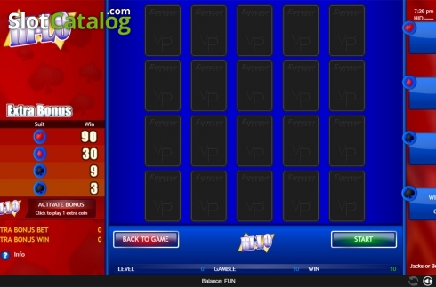 Скрин5. Jacks or Better (Espresso Games) слот