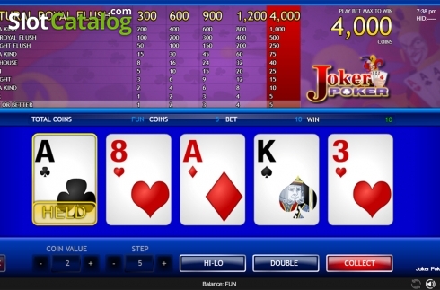 Скрин4. Joker Poker (Espresso Games) слот