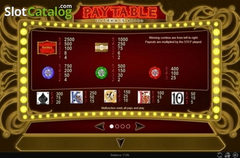 Скрин4. Golden Casino слот