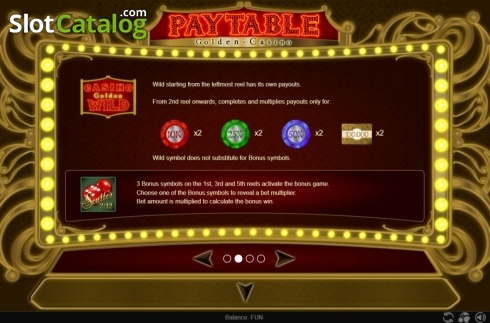 Скрин5. Golden Casino слот