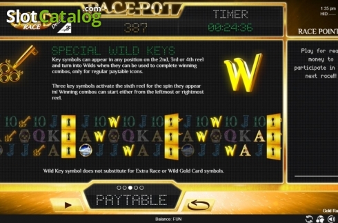 Скрин6. Gold Race Deluxe слот