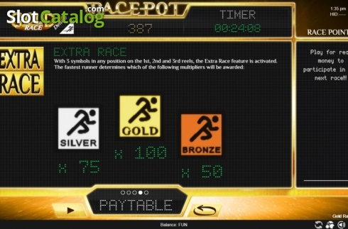 Скрин7. Gold Race Deluxe слот