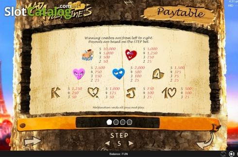 Скрин7. Mad 4 Valentine's слот