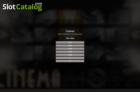 Скрин2. Cinema (Espresso Games) слот