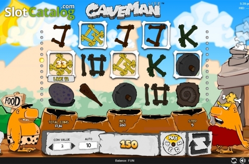 Скрин5. Caveman (Espresso Games) слот