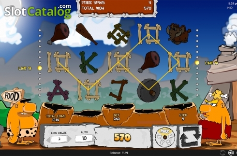 Скрин8. Caveman (Espresso Games) слот