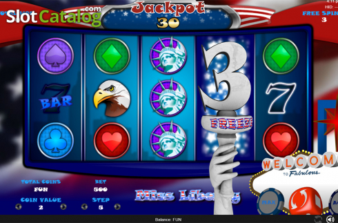 Скрин5. Miss Liberty слот