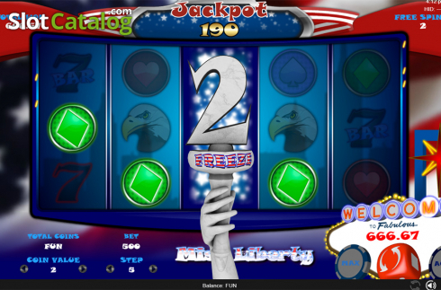 Скрин6. Miss Liberty слот