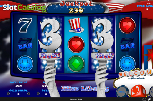 Скрин8. Miss Liberty слот