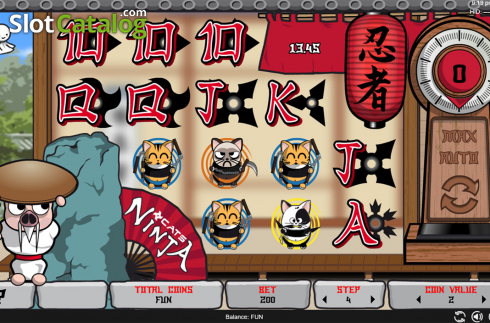Скрин5. Ninja Cats слот