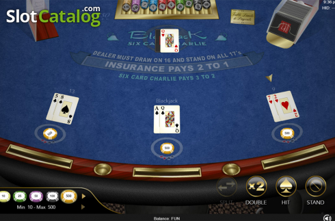 Скрин5. Six Card Charlie Blackjack (Espresso Games) слот