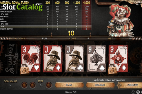 Скрин4. Steam Joker Poker слот