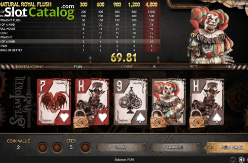 Скрин7. Steam Joker Poker слот