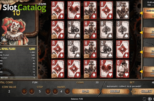 Скрин3. 4H Steam Joker Poker слот