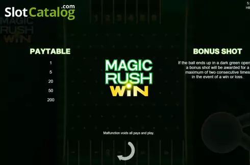 Скрин7. Magic Rush Win слот
