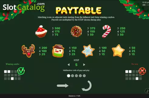 Скрин9. Alfredo's Xmas слот