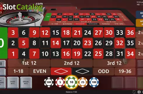 Скрин2. Roulette Euro Pro слот