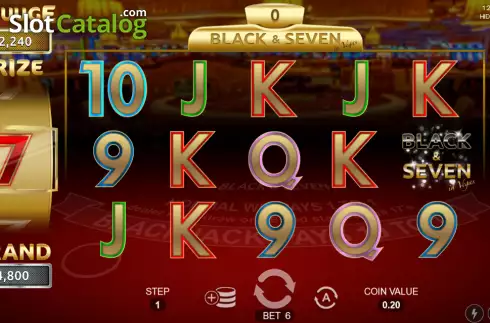 Скрин2. Black and Seven in Vegas слот