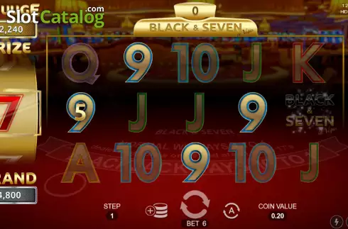 Скрин3. Black and Seven in Vegas слот