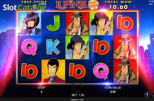 Скрин8. Lupin III Colpo al Casino слот