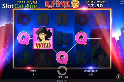 Скрин9. Lupin III Colpo al Casino слот
