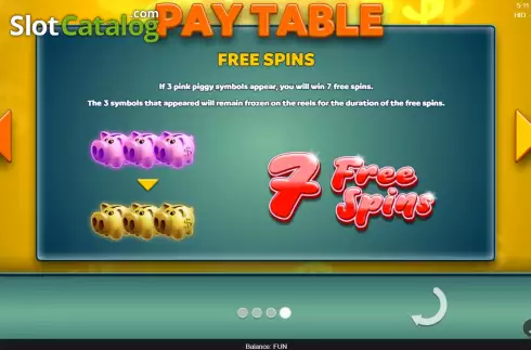Скрин9. Fortune Pig (Espresso Games) слот