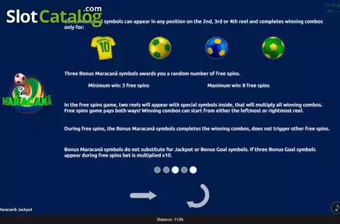 Скрин7. Maracana Jackpot слот