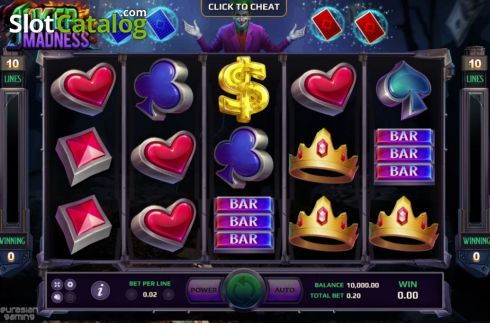 Скрин2. Joker Madness (Eurasian Gaming) слот