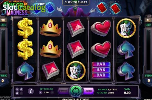 Скрин5. Joker Madness (Eurasian Gaming) слот