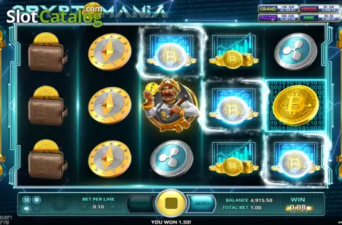 Скрин3. Cryptomania Jackpot слот