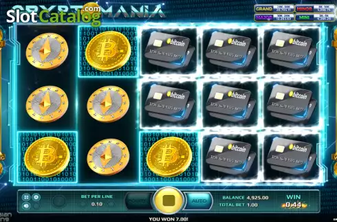 Скрин7. Cryptomania Jackpot слот