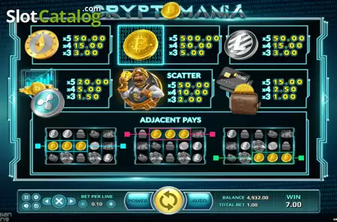 Скрин8. Cryptomania Jackpot слот