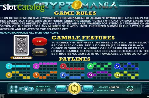 Скрин9. Cryptomania Jackpot слот